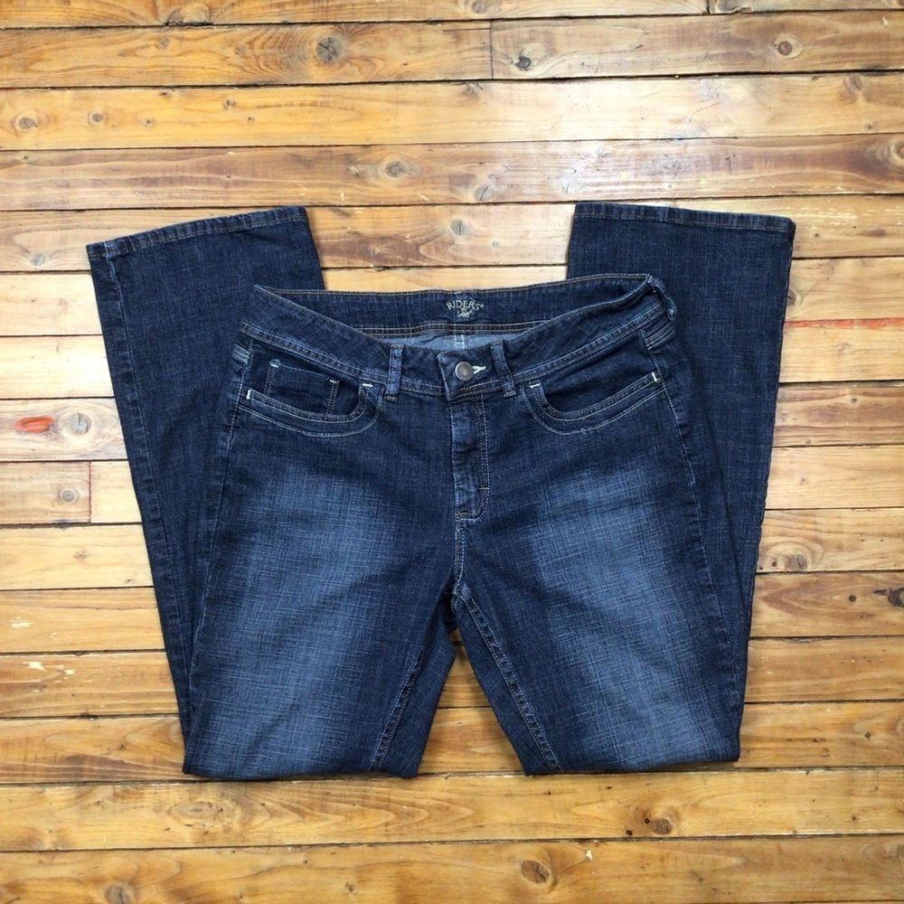 Lee Riders blue jeans high rise boot cut 12 x 32